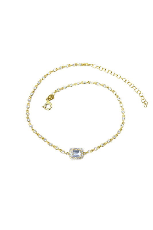 Baget Ve Mini Tohum Zincir Gümüş Halhal