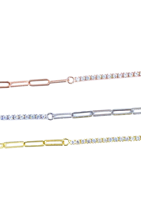 Suyolu Ve Geo Zincir Gümüş Halhal