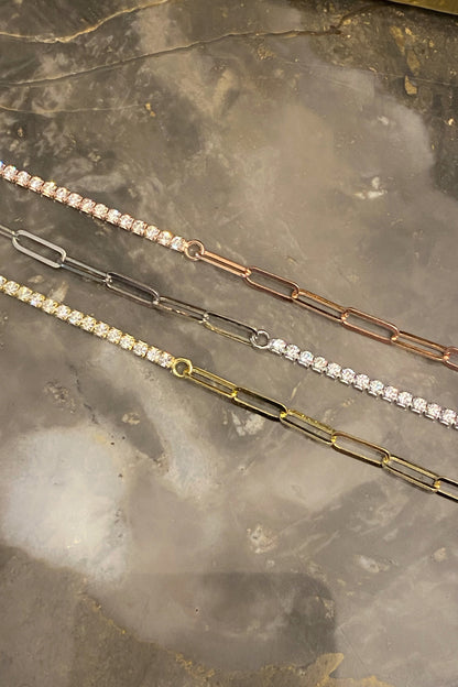 Suyolu Ve Geo Zincir Gümüş Halhal