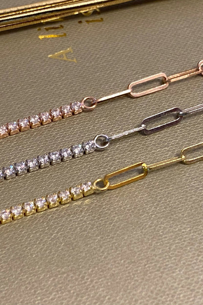 Suyolu Ve Geo Zincir Gümüş Halhal