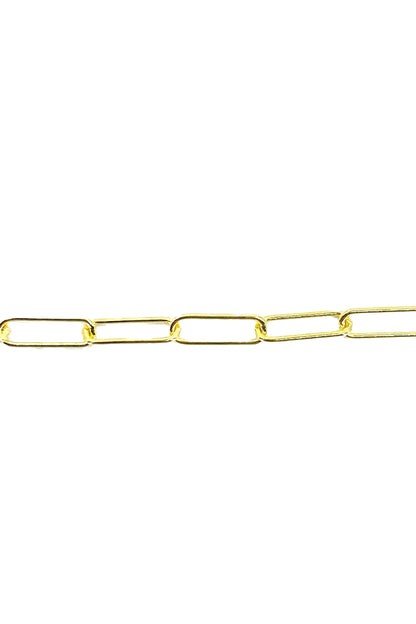 Taşsız Geo Zincir Gümüş Halhal