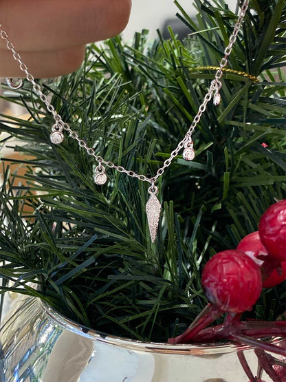 Dört Tohum Ve Taşlı Karo Sallantılı Gümüş Halhal