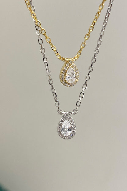 Beyaz Damla Montür Gümüş Halhal