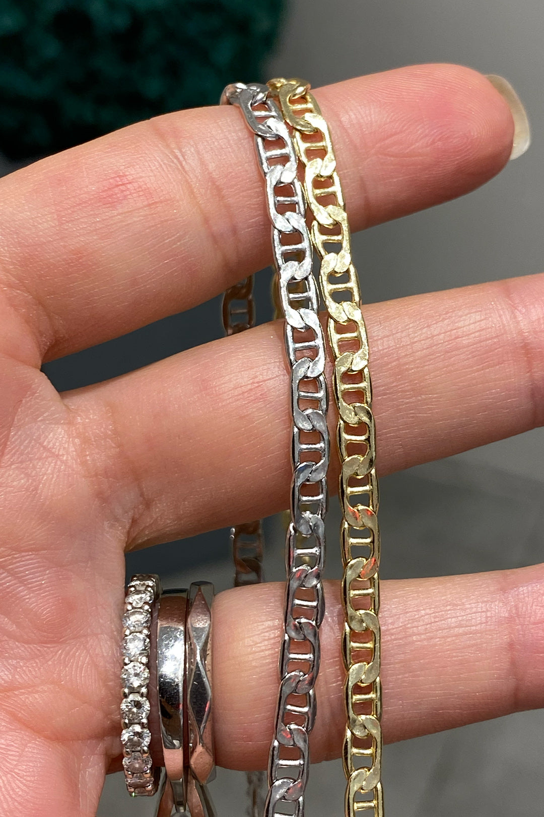 Fifi Zincir Gümüş Halhal