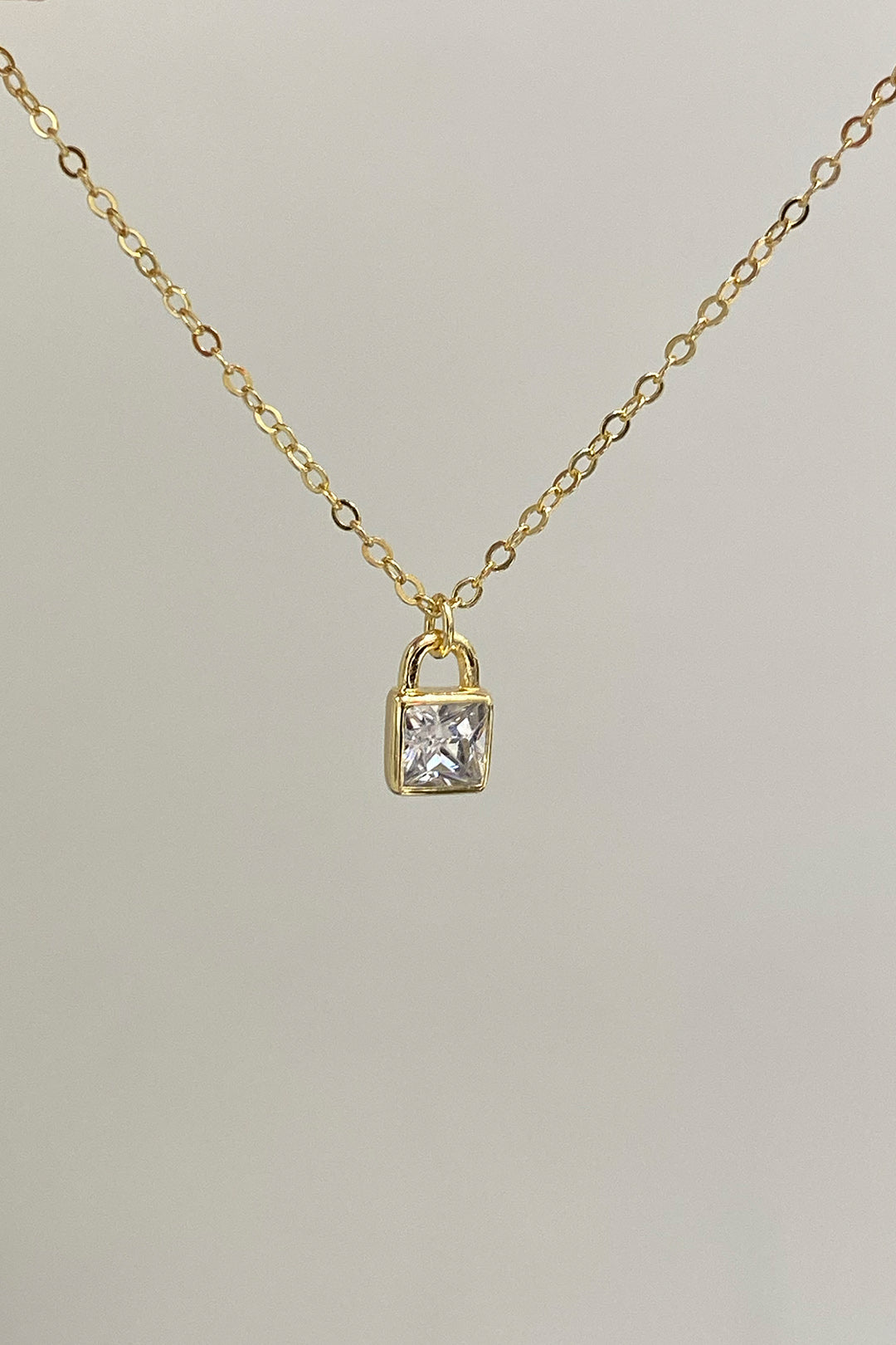 Kare Baget Kilit Gümüş Halhal