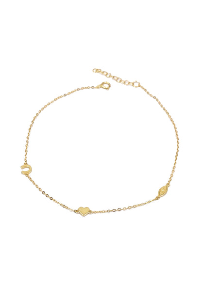 Nal Kalp Ve Göz Gümüş Halhal