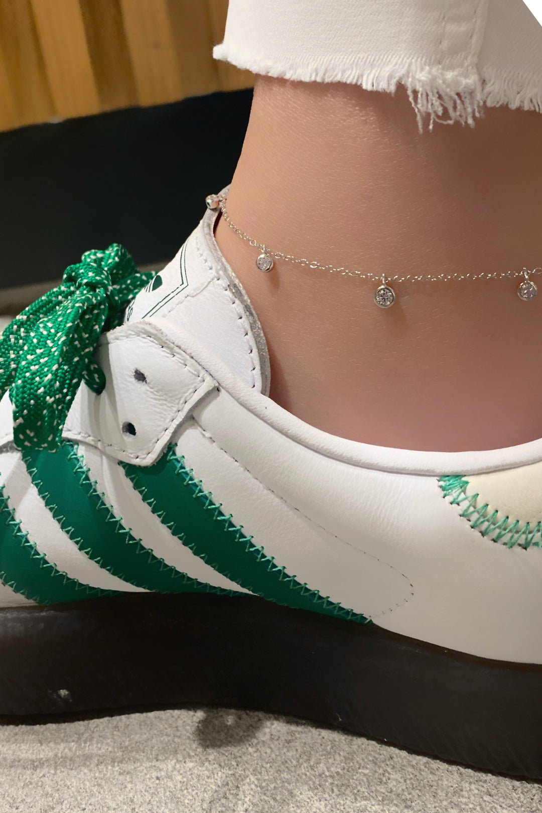 Mix Beş Beyaz Tohum Gümüş Halhal