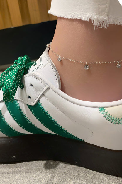 Mix Beş Beyaz Tohum Gümüş Halhal