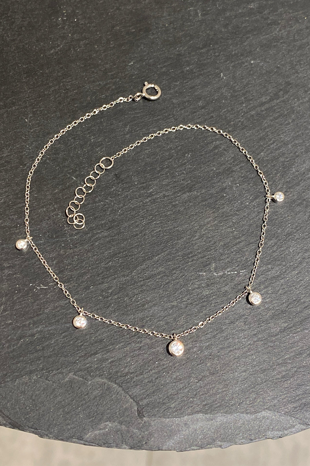 Mix Beş Beyaz Tohum Gümüş Halhal