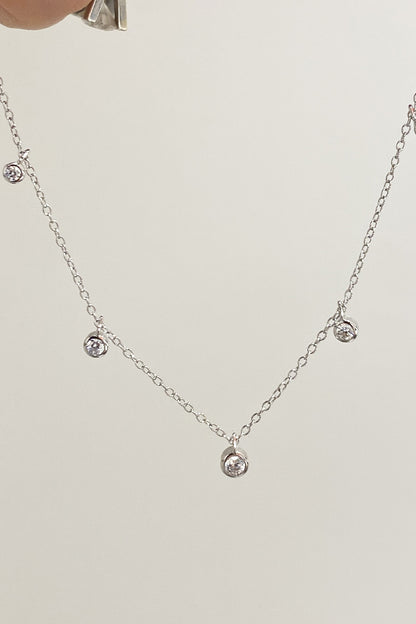 Mix Beş Beyaz Tohum Gümüş Halhal