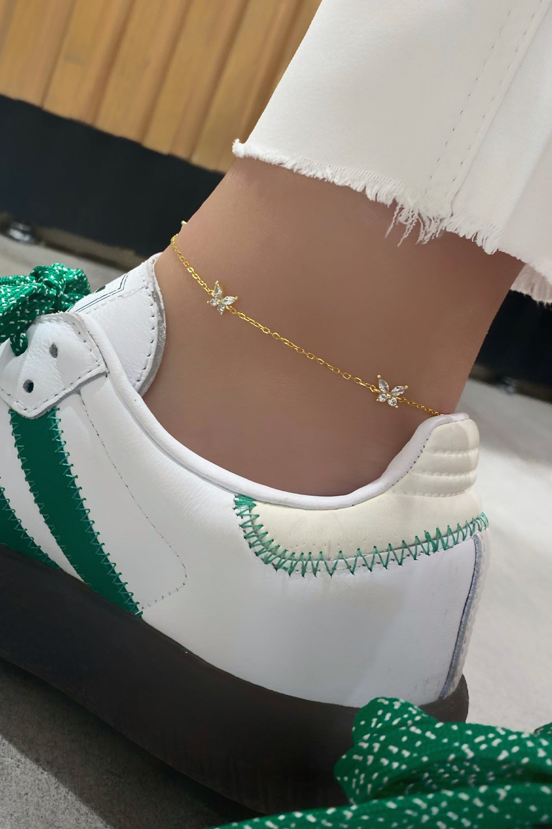 Dört Kelebek Gümüş Halhal