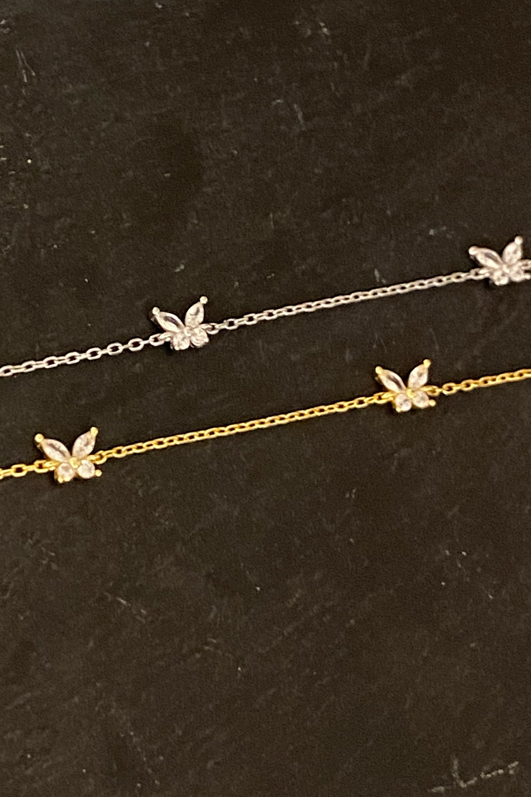 Dört Kelebek Gümüş Halhal