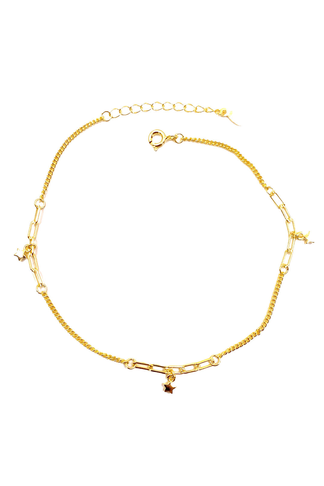 Üç Yıldız Sallantılı Geo Detay Gümüş Halhal