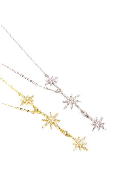 Maxi Üç Kuzeyyıldızı Ve Tohum Y Gümüş Kolye