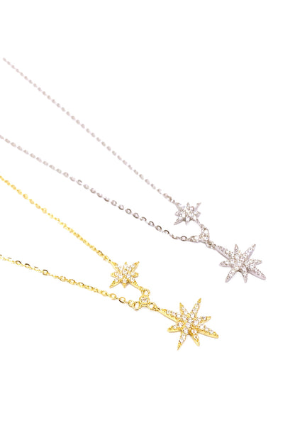 Mini İki Kuzeyıldızı Ve Tohum Y Gümüş Kolye