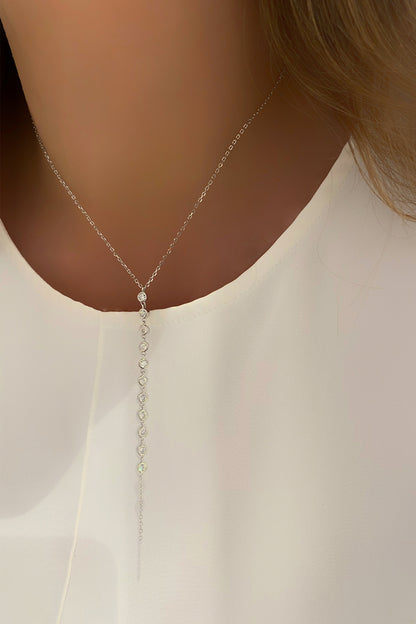 Tohum Suyolu Gümüş Y Kolye