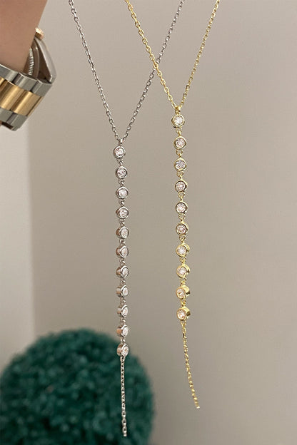 Tohum Suyolu Gümüş Y Kolye