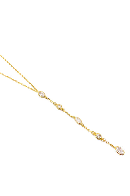 Üç Oval İki Tohum Gümüş Y Kolye