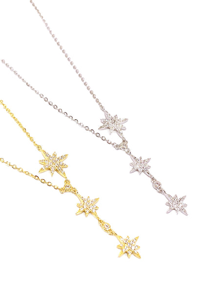 Midi Üç Kuzeyyıldızı Ve Tohum Y Gümüş Kolye
