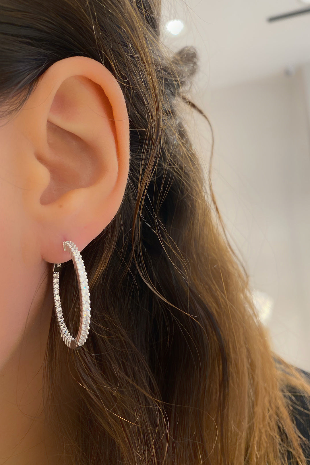 Suyolu Halka Küpe 3.0 Cm