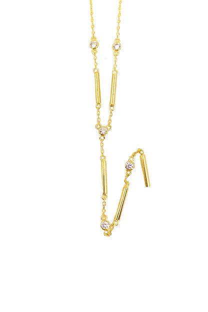 Çubuk Ve Tohum Gümüş Y Kolye