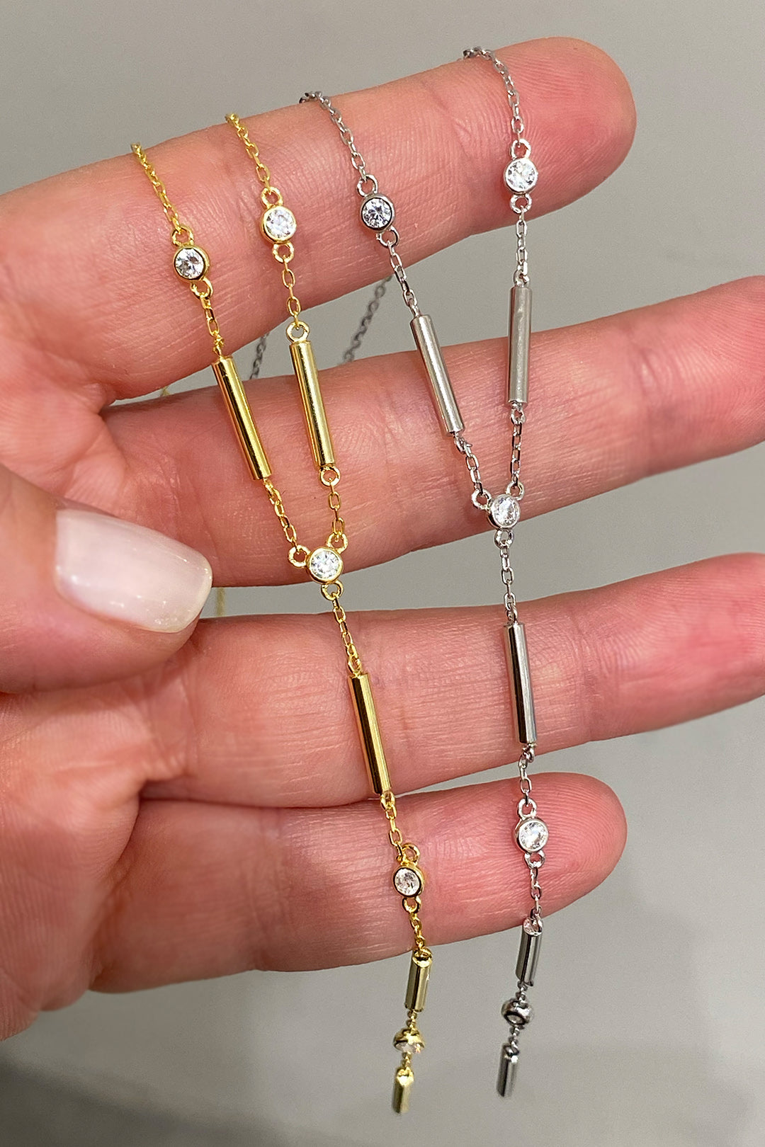 Çubuk Ve Tohum Gümüş Y Kolye