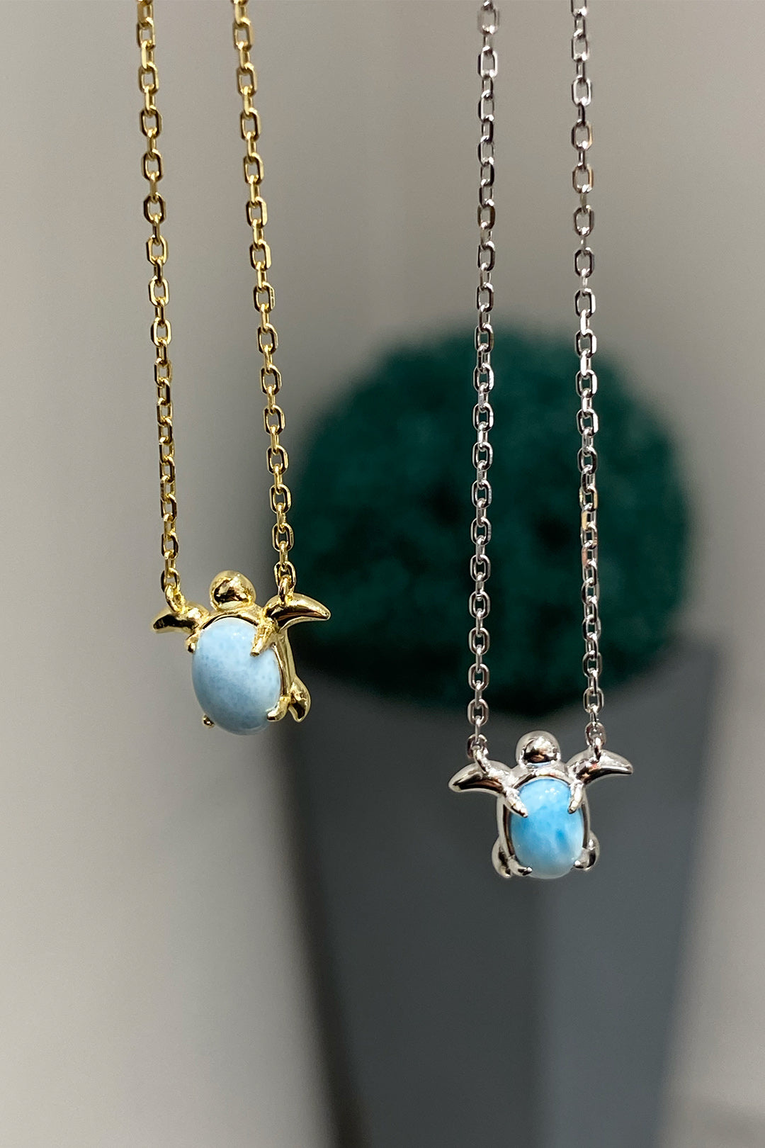 Opal Kaplumbağa Gümüş Kolye