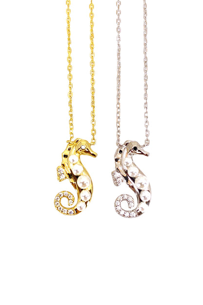 İncili Denizatı Gümüş Kolye