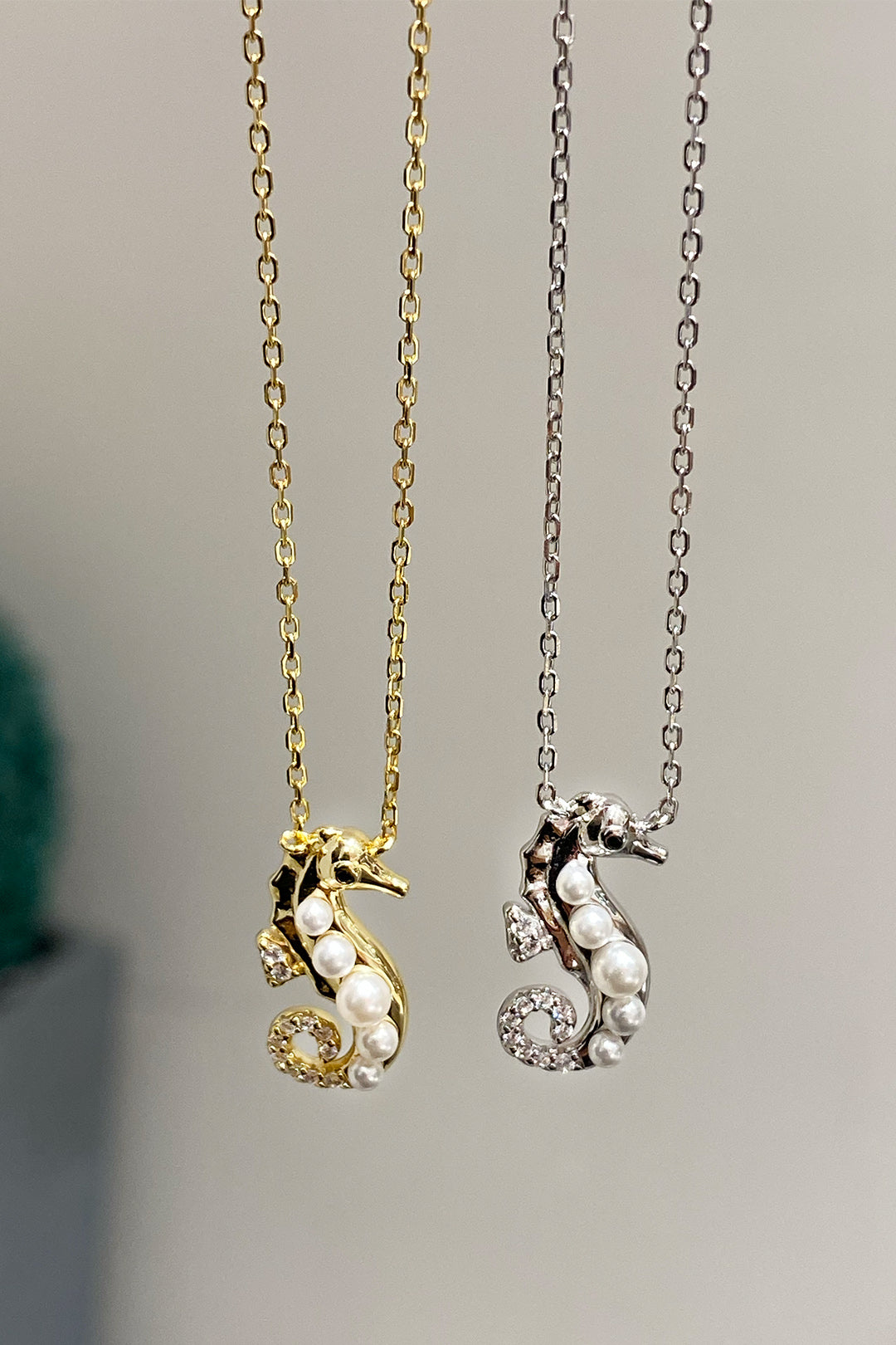 İncili Denizatı Gümüş Kolye