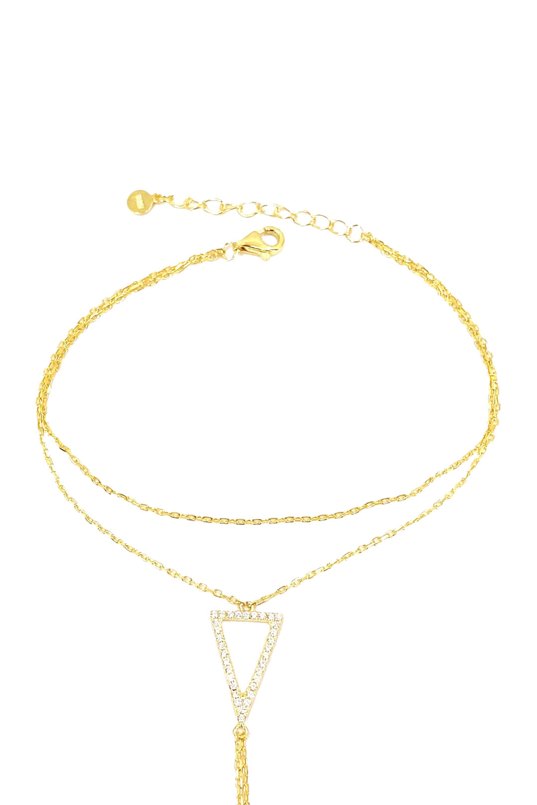 İçi Boş Üçgen Gümüş Şahmeran