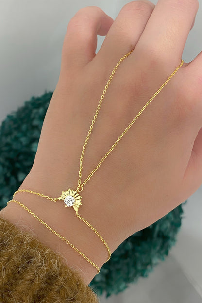 Tektaş Mini Yarım Güneş Gümüş Şahmeran