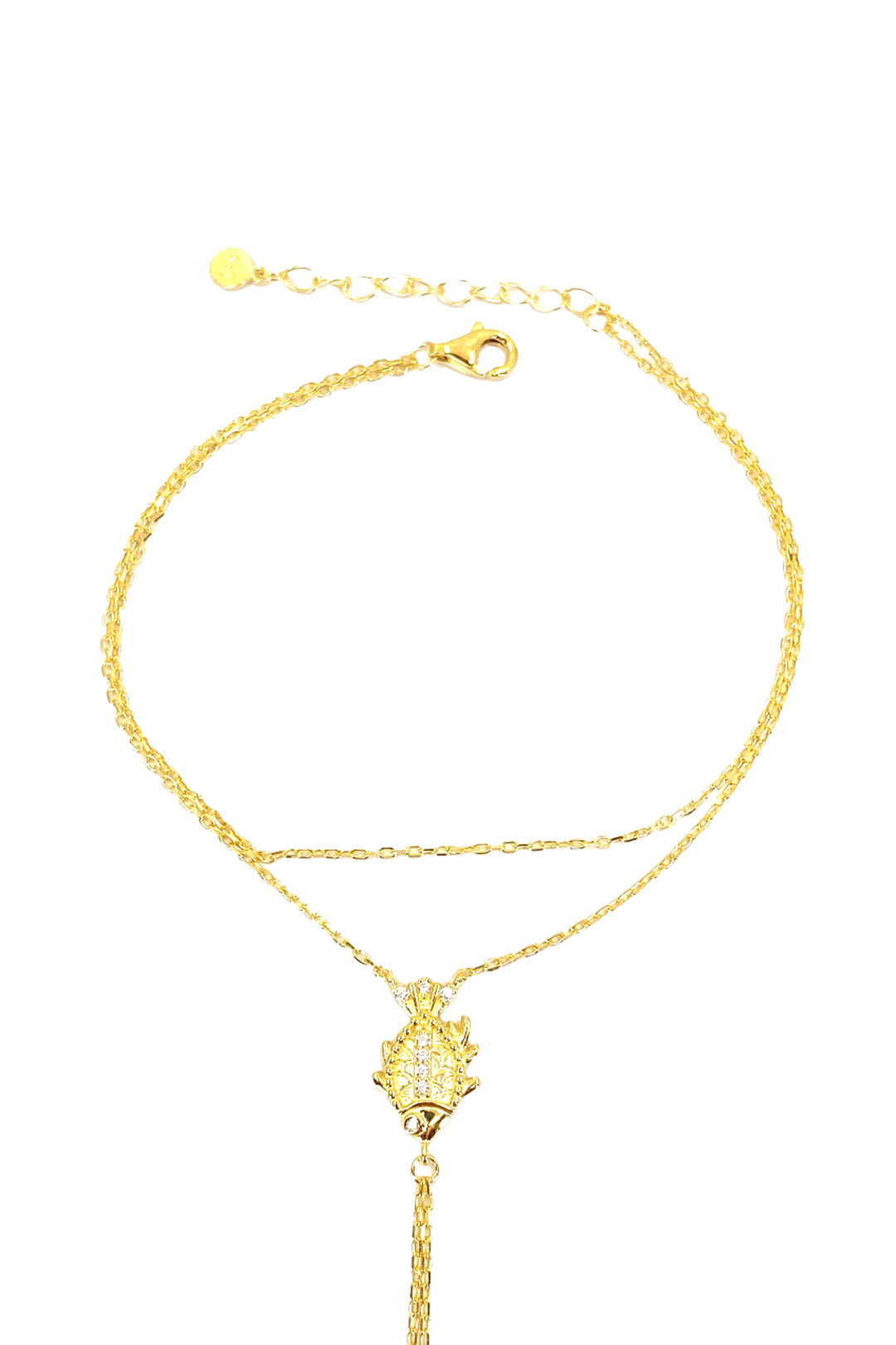 Taş Detaylı Balık Gümüş Şahmeran