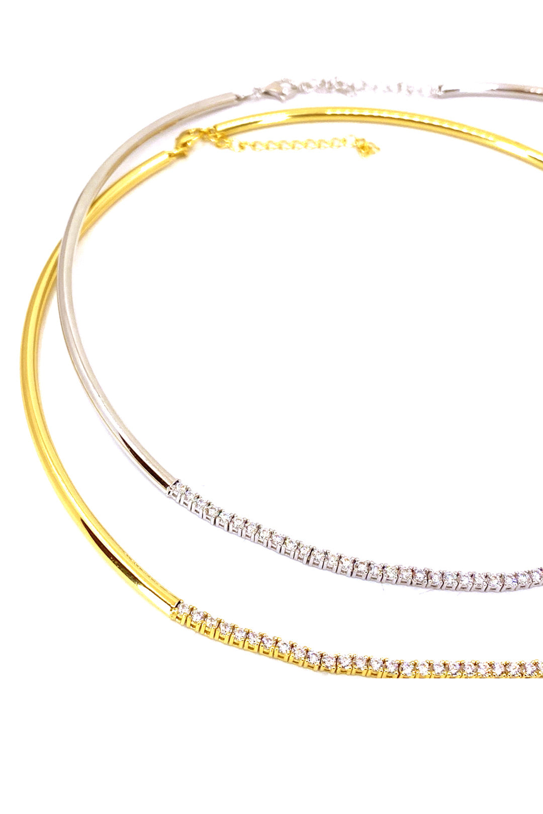 Suyolu Ve Kelepçe Gümüş Kolye