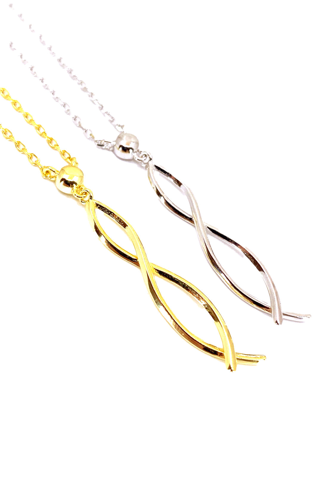 Taşsız İnce Lades Gümüş Kolye