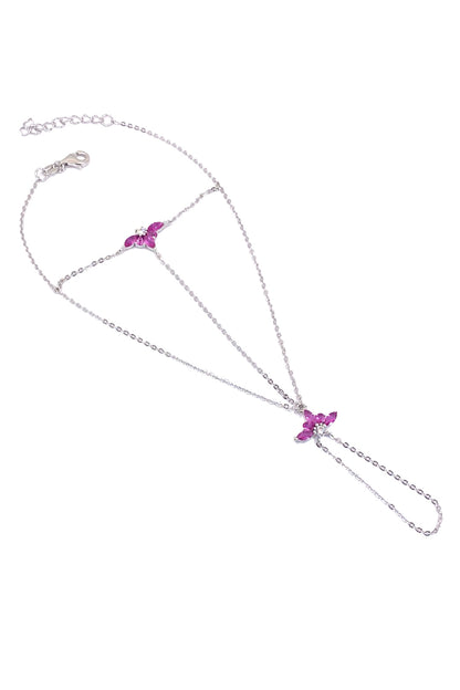 Ruby İki Lotus Gümüş Şahmeran