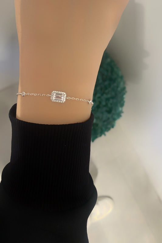 Vip Baget Montür Gümüş Bileklik