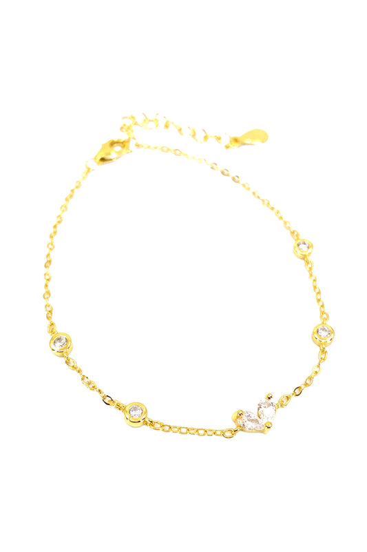 Dört Tohum Ve İki Damla V Gümüş Bileklik