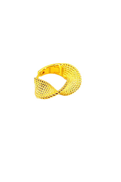 Topçuk Spiral Gümüş Küpe