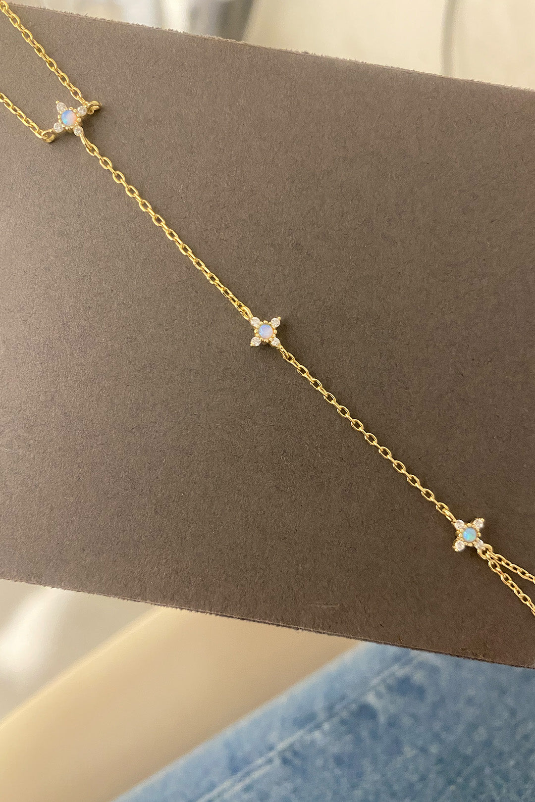 Opal Taşlı Dümen Gümüş Şahmeran
