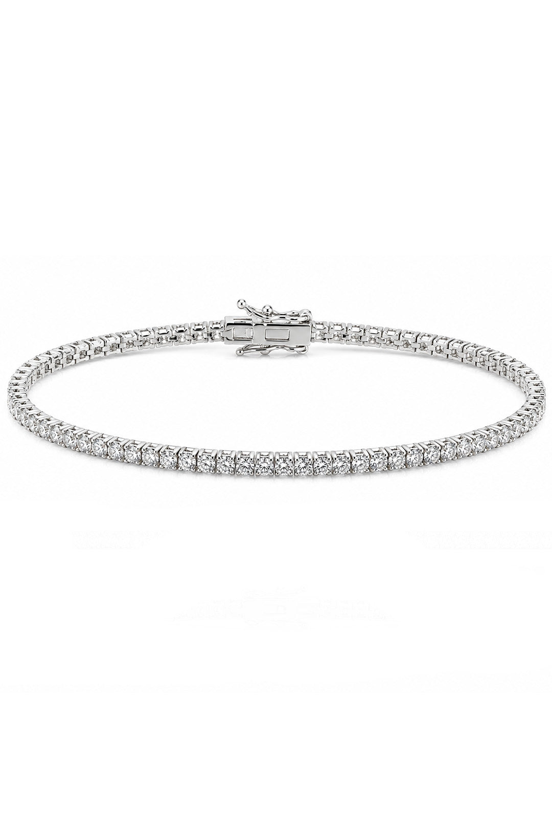 Moissanite Suyolu Gümüş Bileklik