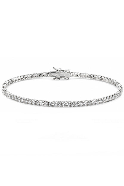 Moissanite Suyolu Gümüş Bileklik