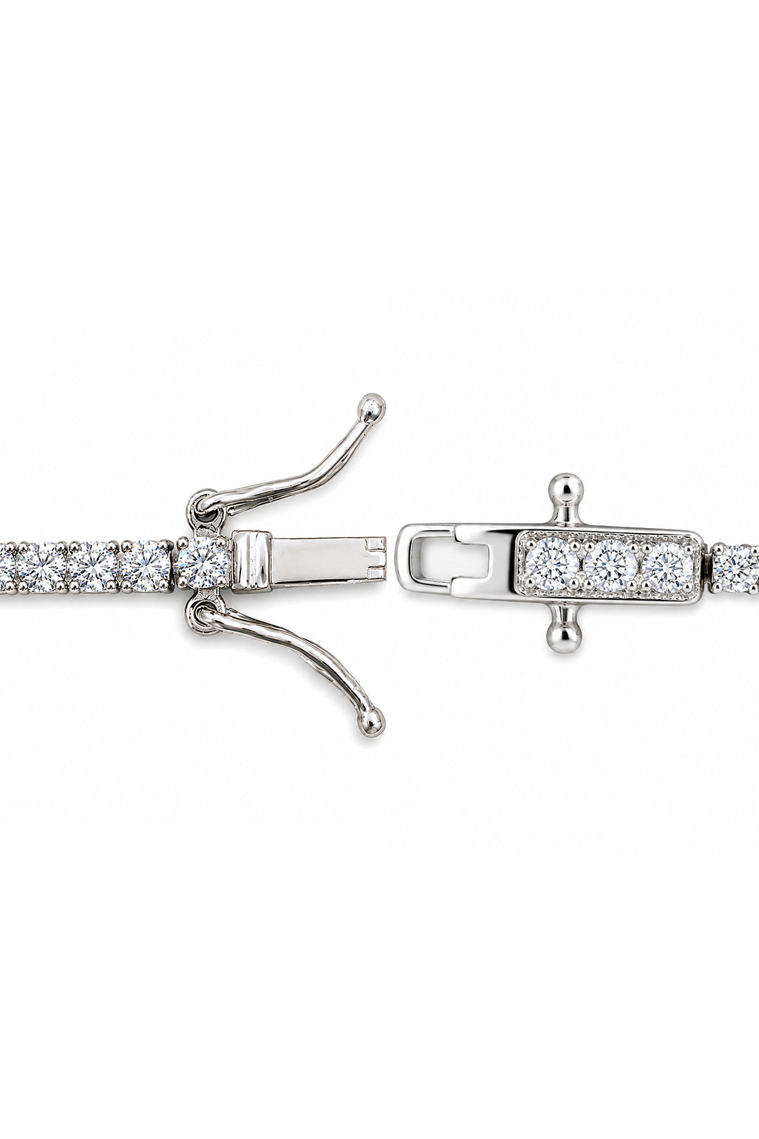 Moissanite Suyolu Gümüş Bileklik