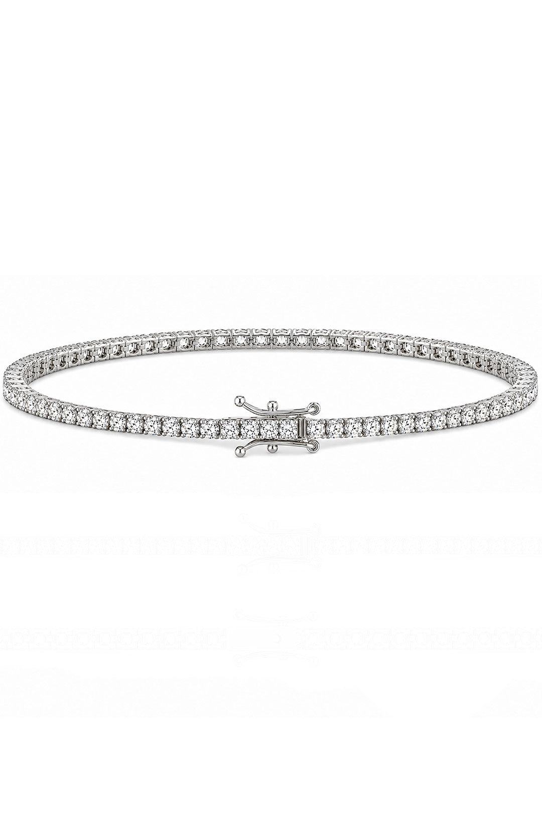 Moissanite Suyolu Gümüş Bileklik