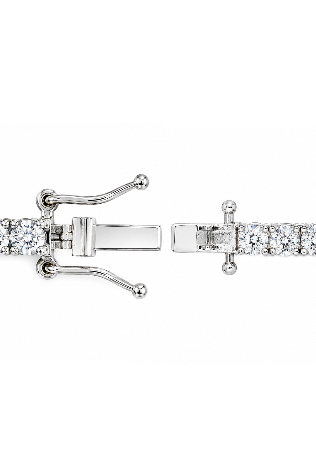 Moissanite Suyolu Gümüş Bileklik