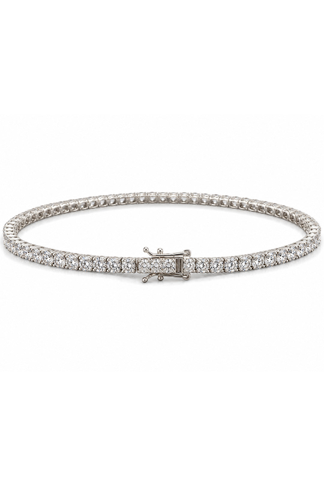 Moissanite Suyolu Gümüş Bileklik