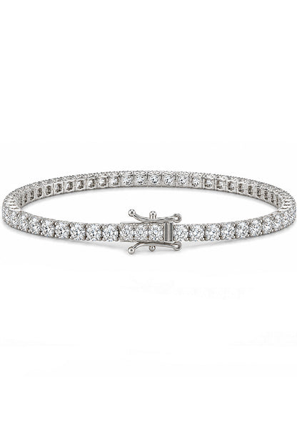 Moissanite Suyolu Gümüş Bileklik