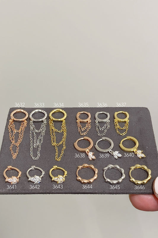 Gümüş Halka Piercing 19